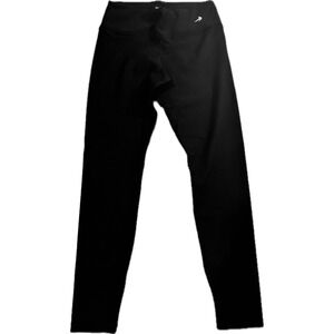 CompressionZ‎ Luxe Ribbed Black Leggings Ribbed Yoga Gym Workout Medium